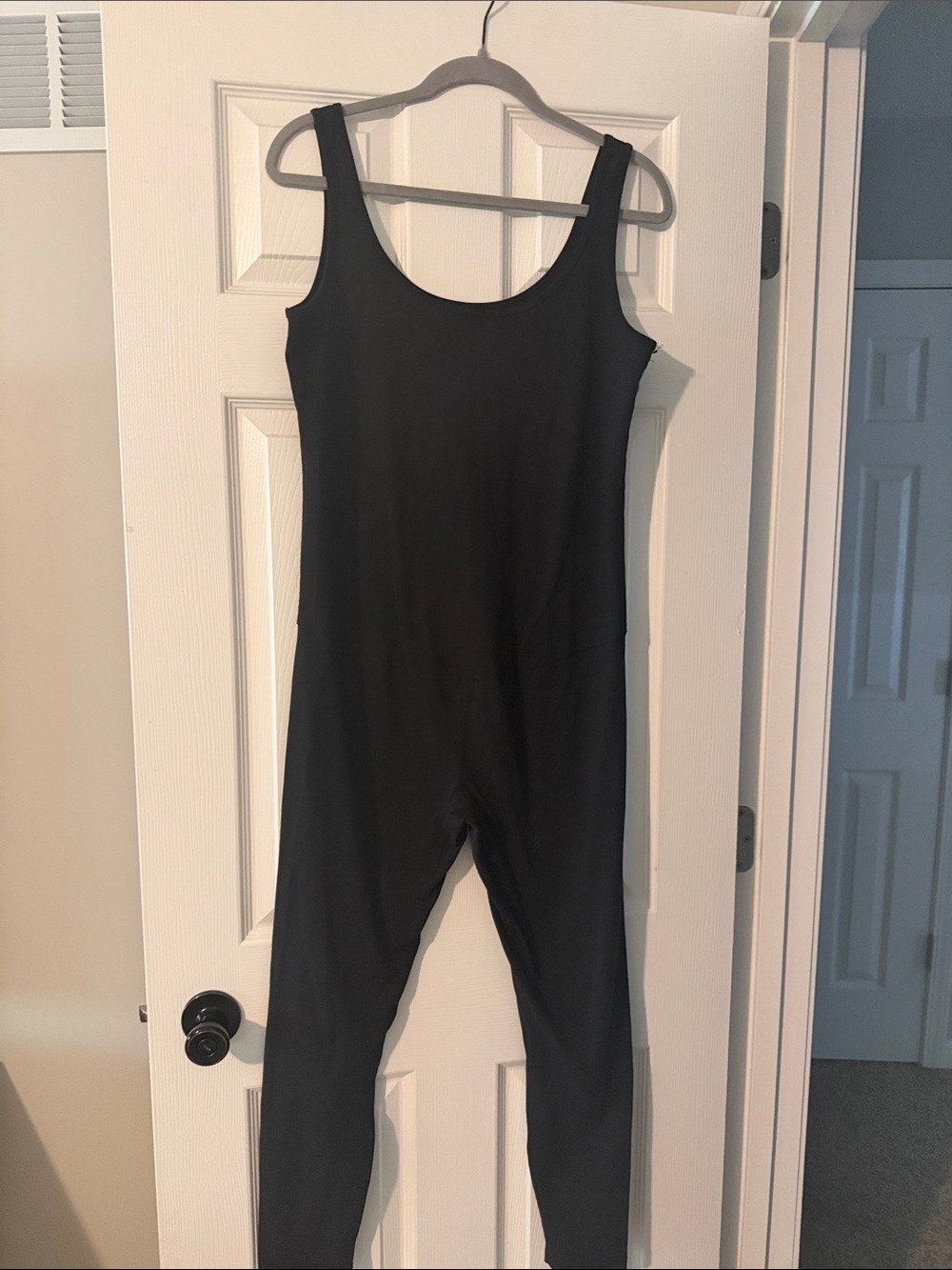 Isabel Maternity by Ingrid & Isabel Black Sleeveless Scoop Jumpsuit